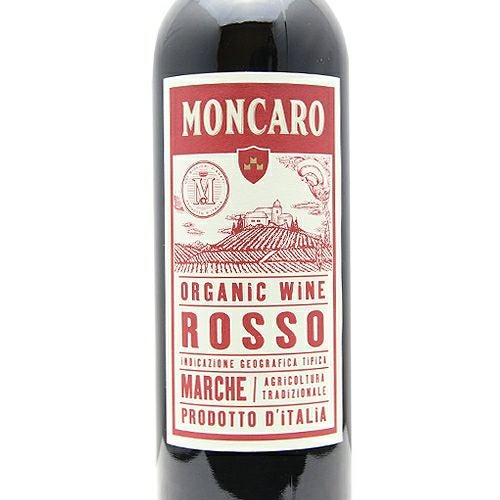 水のごとく飲む食中酒として モンカロ マルケ ロッソ オーガニック