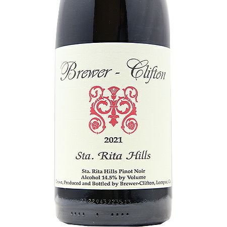 ブリュワークリフトン　サンタリタヒルズ　ピノノワール　4本　カリフォルニアワイン パーカーポイント93点 ブリュワー クリフトン サンタ リタ ヒルズ ピノ