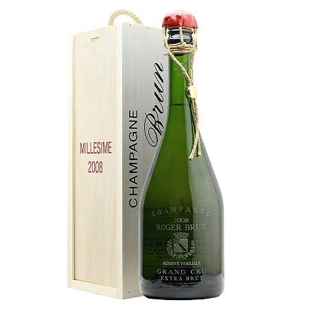 ROGER BRUN 2008 グランクリュシャンパン 木箱入り 迷わず手に入れるべき2008ミレジメ！ ロジェ ブリュン レゼルヴ