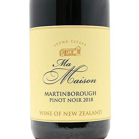 ワイン Ma Maison Martinborough Pinot Noir 2018 ピノノワールが好きすぎる夫婦が作る1本 マ メゾン マーティンボロー