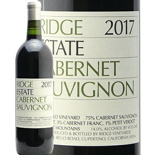 モンテベロの弟分 リッジ ヴィンヤーズ エステート カベルネ