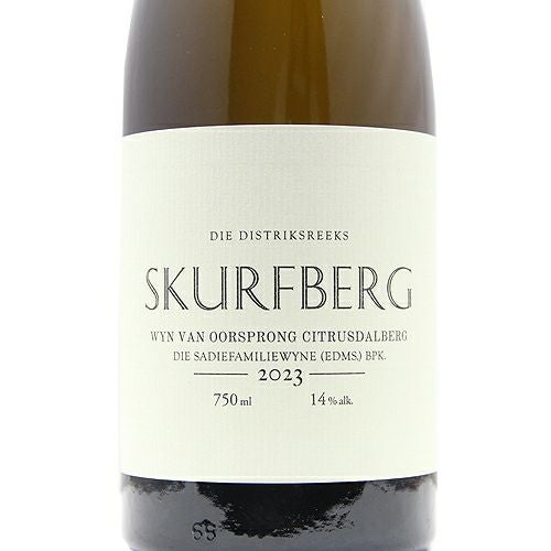 南アフリカ最高のレアワイン！ サディ スカーフバーグ ブラン 2024