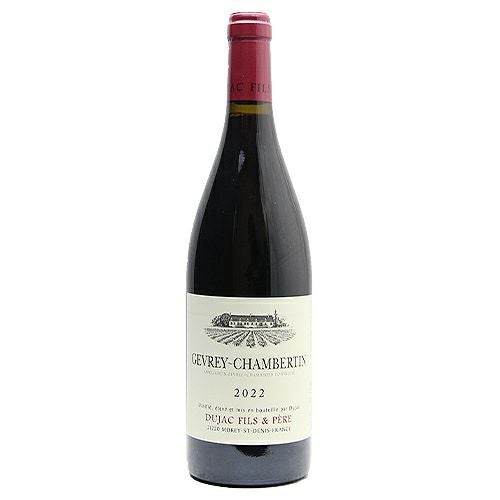 全房発酵といえばこの人！ ジュヴレ シャンベルタン 2022 デュジャック
